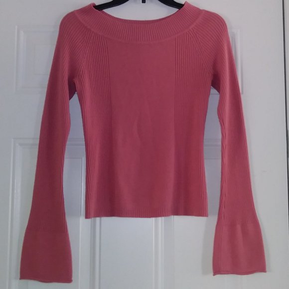 Takeout long-sleeved women's blouse, color Pink, size M - Picture 1 of 4